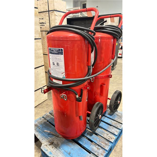 HYGRAPHA RED 135L AFFF FOAM COMMERCIAL MOBILE 2 WHEEL FIRE SUPPRESSION SYSTEM
