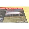 Image 3 : ALLMETAL K1119 UNUSED 11' X 19' SINGLE STEEL METAL OUTDOOR INDUSTRIAL CARPORT *IN CRATE*