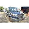 Image 4 : 2018 FORD TRANSIT 150, 4DR 8 PASS VAN  BLUE VIN 1FMZK1ZM6JKB12252