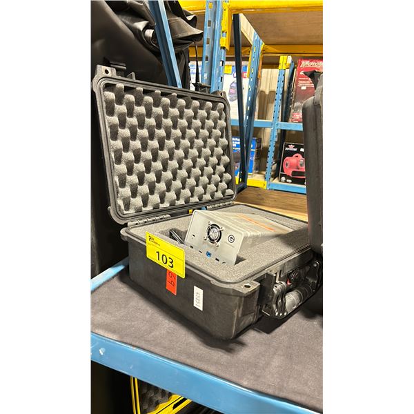 G-TECH G-RAID TB2 / 8TB PORTABLE HARD DRIVE IN PELICAN 1450 HARD TRANSPORT CASE
