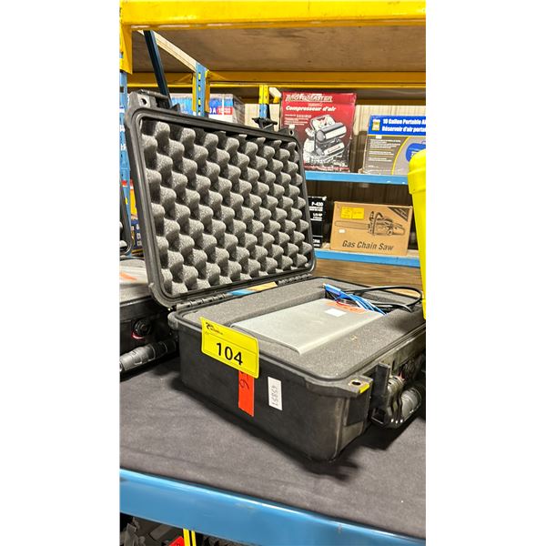 G-TECH G-RAID TB2 / 8TB PORTABLE HARD DRIVE IN PELICAN 1450 HARD TRANSPORT CASE
