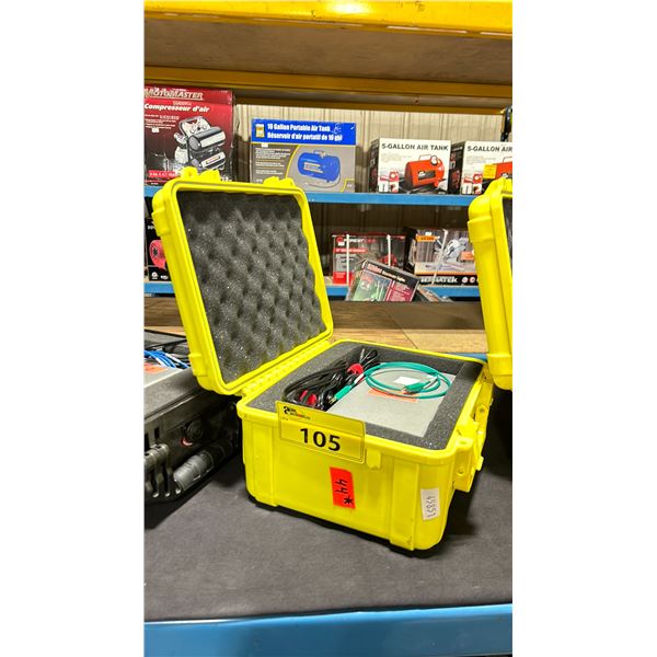 G-TECH G-RAID TB2 / 8TB PORTABLE HARD DRIVE IN IK 6510 HARD TRANSPORT CASE