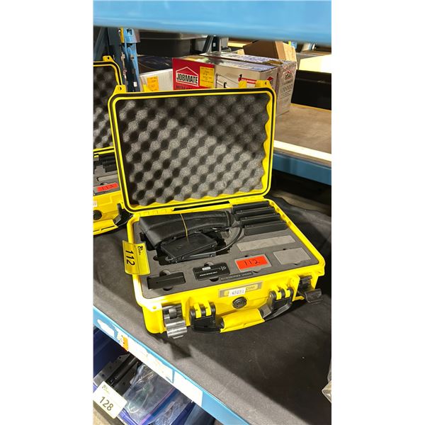 ATMOS SHOGUN 4K ACCESSORY CASE WITH BATTERY & DUMMY BATTERIES IN YELLOW HARD TRANSPORT CASE