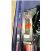 Image 3 : PLASTIC BIN OF ASSORTED CABLES, SERVER PARTS, MULTI CARD READER & HALOGEN WORK LIGHTS