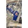 Image 3 : PLASTIC BIN OF ASSORTED LEAF BAGS, DRAPE CLOTHS, GLUE & SET UP MATERIAL *BIN INCLUDED*