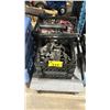 Image 1 : CRATE OF 50 BLACK COMMERCIAL PRODUCTION CLAMSHELLS, & CRATE OF FLY SWATTER PULLIES / PARTS