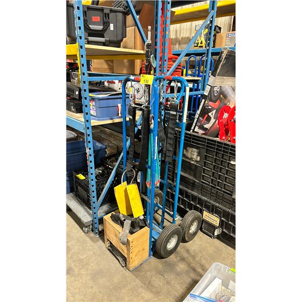 BARREL CART (MOVING DOLLY) WITH  CRAWFORD VELCRO CABLE STRAPS/BUILTIN BLOCK BATTERY BOX & BARREL