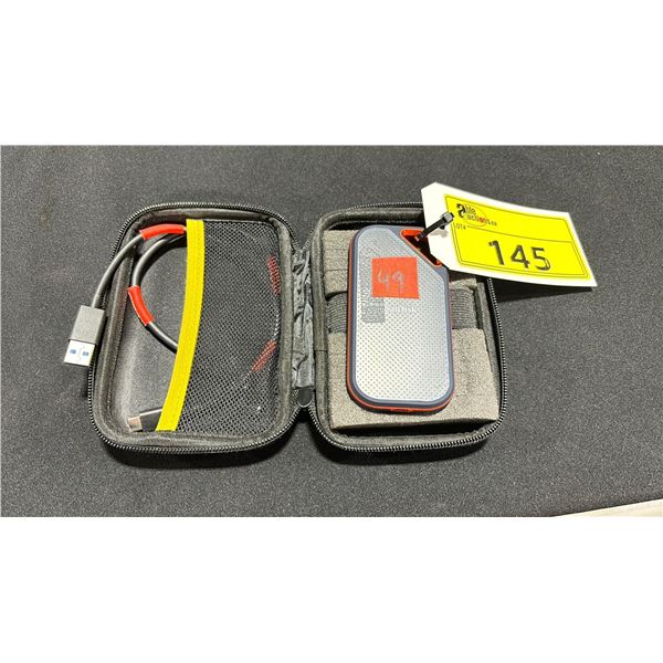 SANDISK EXTERNAL PRO PORTABLE SSD DRIVE IN SOFT TRANSPORT CASE