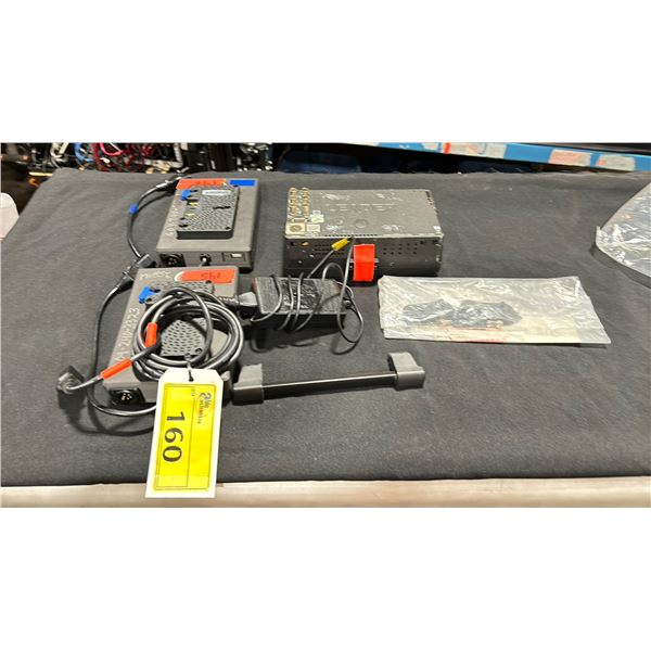 2 RENCHER INDUSTRIES INVERTER 12V TO 120V POWERBLOCK 120W INVERTERS, & LEADER LV 5330 WAVEFORM