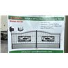 Image 2 : ALLMETAL K0720 DEER MOTIF STYLE METAL FARM DRIVEWAY GATE - 7'H X 20'L