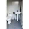 Image 4 : ALLMETAL K2215 PORTABLE RESTROOM - INCLUDES SHOWER, TOILET, TOILET BRUSH, SINK, WINDOW, PAPER