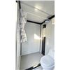 Image 5 : ALLMETAL K2215 PORTABLE RESTROOM - INCLUDES SHOWER, TOILET, TOILET BRUSH, SINK, WINDOW, PAPER