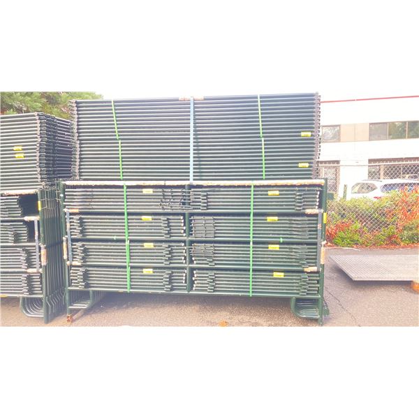 SET OF 12 - 9'6" L X 5' H, INTERLOCKING LIVESTOCK PANELS *LAST DAY REMOVAL, SUNDAY ONLY*
