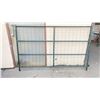 Image 2 : SET OF 6 - 7'L X 4'H LIVESTOCK PANELS WITH MESHING IN BETWEEN RAILS