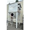 Image 1 : INDUSTRIAL CARTRIDGE DUST COLLECTOR WITH ATTACHED DUST HOPPER \ SAFETY RAILS \ ACCESS LADDER   13'H