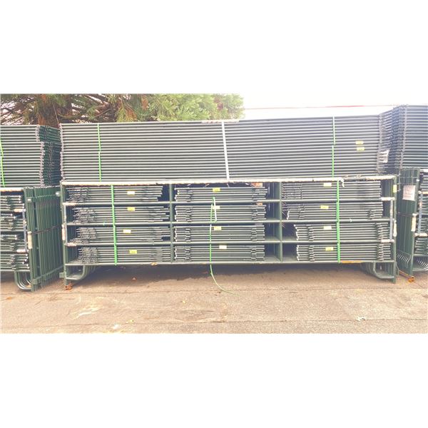 SET OF 11 - 16' L X 5'H INTERLOCKING LIVESTOCK PANELS