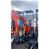 Image 2 : AGT INDUSTRIAL MX15R RED 13.5HP RUBBER TRACK MINI EXCAVATOR WITH ATTACHED 0.025M CUBED