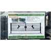 Image 2 : ALLMETAL FARM DRIVEWAY GATE W/ HORSE MOTIF 7'H X 20'L GALVANIZED + POWDER COATED
