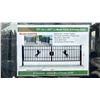 Image 2 : ALLMETAL FARM DRIVEWAY GATE W/ HORSE MOTIF 7'H X 20'L GALVANIZED + POWDER COATED