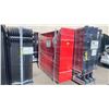 Image 1 : ALLMETAL 24PCS OF RED NEW 6'5"H X 8"L CONSTRUCTION SITE FENCING