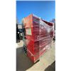 Image 2 : ALLMETAL 24PCS OF RED NEW 6'5"H X 8"L CONSTRUCTION SITE FENCING