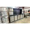 Image 2 : STEELMAN 30 DRAWER/2 UPPER CABINETS STAINLESS STEEL FRONT 10FT WORK BENCH WITH PEG BOARD