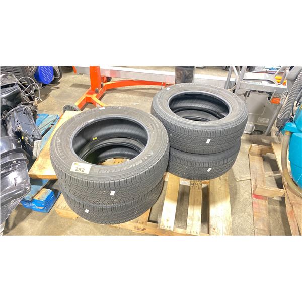 SET OF 4 MICHELIN 245/60 R18 M+S VEHICLE PERFORMANCE TIRES