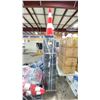 Image 1 : STACK OF 60 HIGHWAY TRAFFIC CONES WITH HIGH GRADE REFLECTIVE SHEETS