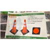 Image 2 : STACK OF 60 HIGHWAY TRAFFIC CONES WITH HIGH GRADE REFLECTIVE SHEETS