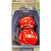 Image 2 : TOTE OF RESCUE EQUIPMENT INCLUDING HELMETS, A HARNESS, AND ROPE
