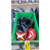 Image 2 : TOTE OF RESCUE EQUIPMENT INCLUDING HELMETS, AND A HARNESS