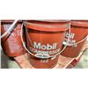 Image 2 : PALLET OF ASSORTED 5GAL PAILS OF MOBIL 122 COMPRESSOR OIL, MOBIL UNIREX EP 2 INDUSTRIAL GREASE, &