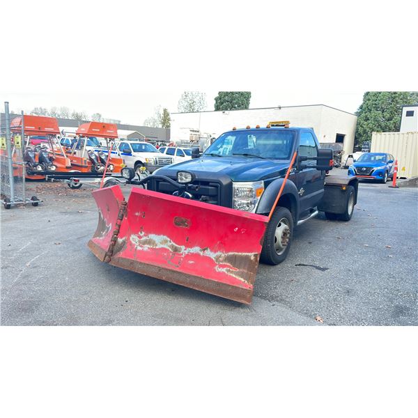 2012 FORD F550 SUPERDUTY GREEN VIN 1FDUF5HT5CEA22543