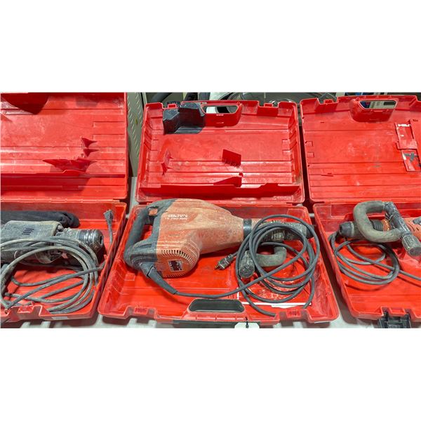 HILTI TE-750-AVR DEMOLITION HAMMER IN A HARD TRANSPORT CASE
