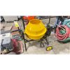Image 1 : YELLOW ELECTRIC MOBILE INDUSTRIAL CONCRETE MIXER