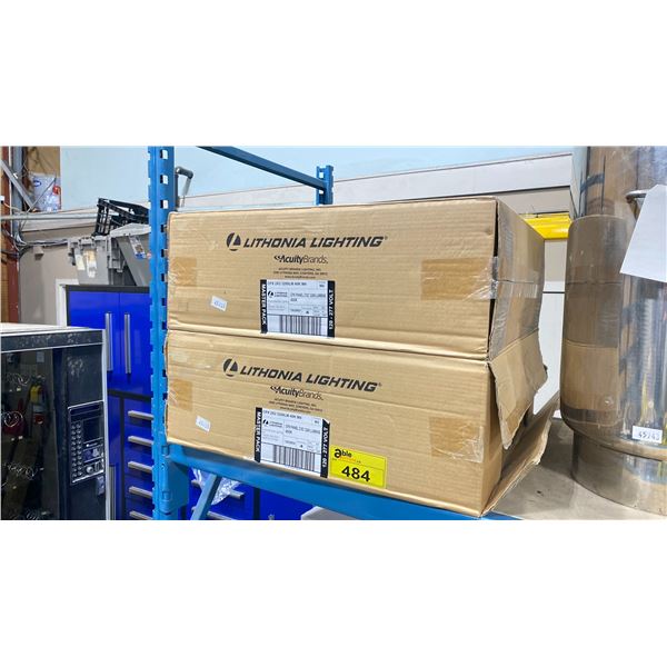2 LITHONIA LIGHTING CPX 2'X2' 3200 LUMEN LIGHT PANELS