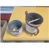 Image 2 : flour sifter & tobacco tin