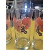 Image 2 : 4 glasses w/ pansy prints