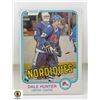 Image 1 : 1981-82 O-PEE-CHEE DALE HUNTER ROOKIE CARD #277