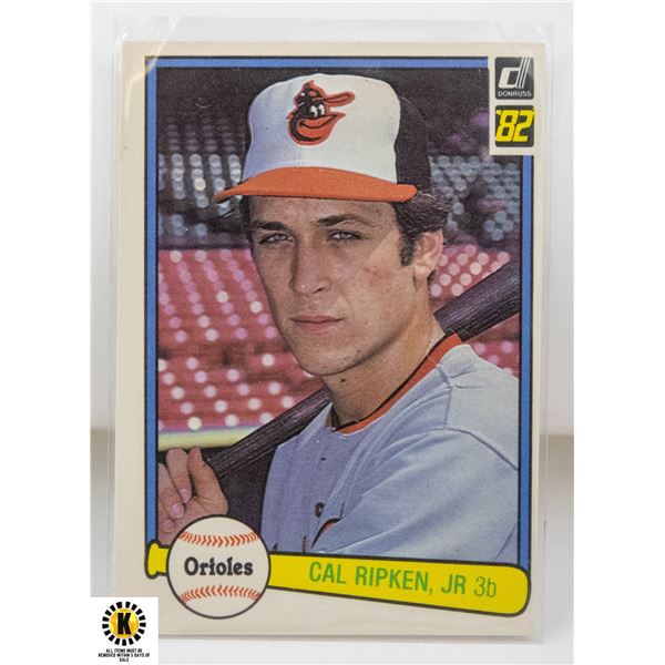 1982 DONRUSS CAL RIPKEN ROOKIE CARD #405