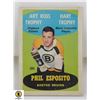 Image 1 : 1969-70 O-PEE-CHEE PHIL ESPOSITO CARD NUMBER 214