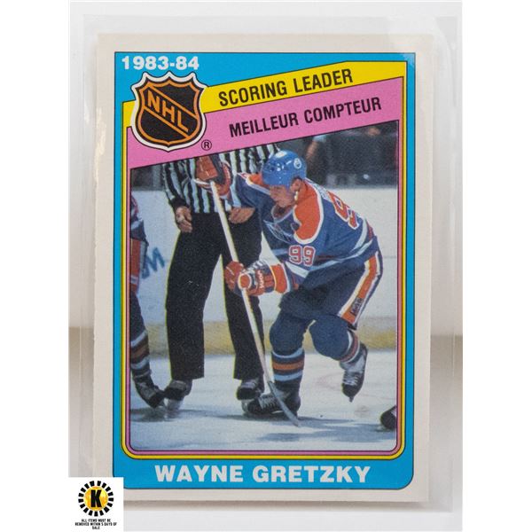 1984-85 O-PEE-CHEE WAYNE GRETZKY CARD NUMBER 380