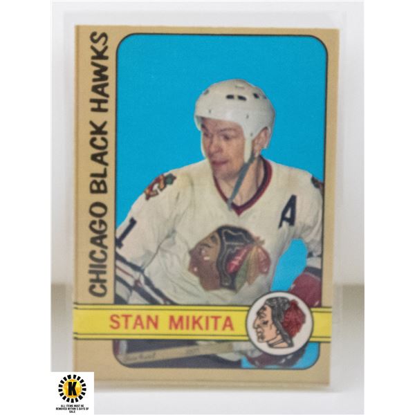 1972-73 O-PEE-CHEE STAN MIKITA CARD NUMBER 177