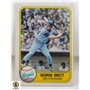Image 1 : 1981 FLEER GEORGE BRETT CARD NUMBER 655