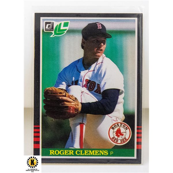 1985 LEAF ROGER CLEMENS ROOKIE CARD CARD NUMBER