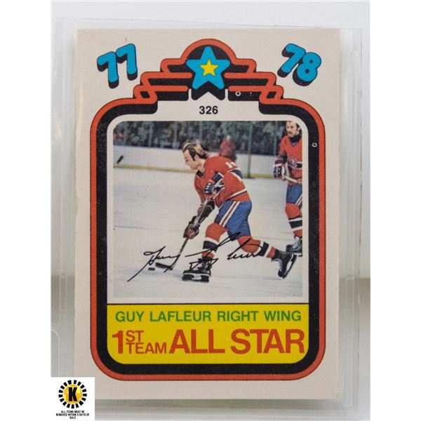 1978-79 O-PEE-CHEE GUY LAFLEUR CARD NUMBER 326