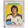 Image 1 : 1975-76 TOPPS GILBERT PERREAULT CARD NUMBER 10