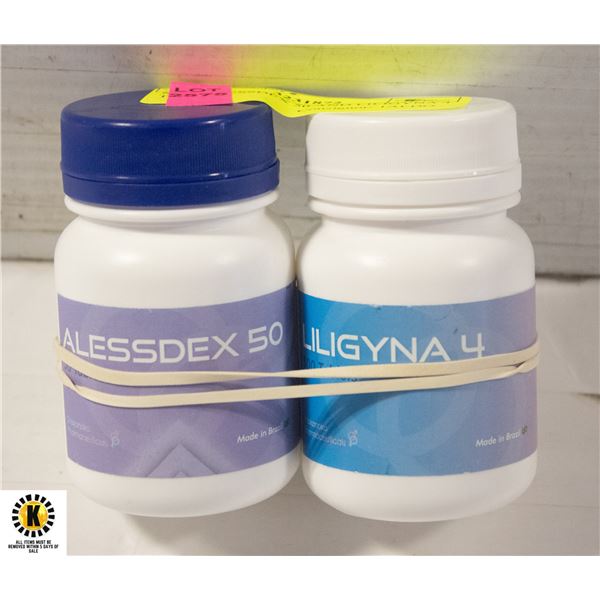 NEW ALESSDEX 50 AND LILIGYNA 4 TABLETS