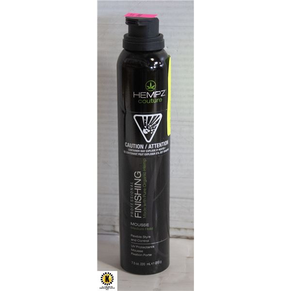NEW HEMPZ COUTURE PROFESSIONAL FINISHING MOUSSE