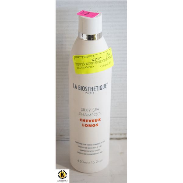 NEW LA BIOSTHETIQUE PARIS SILKY SPA SHAMPOO